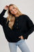 Ribbed Knit Button Pullover Sweater