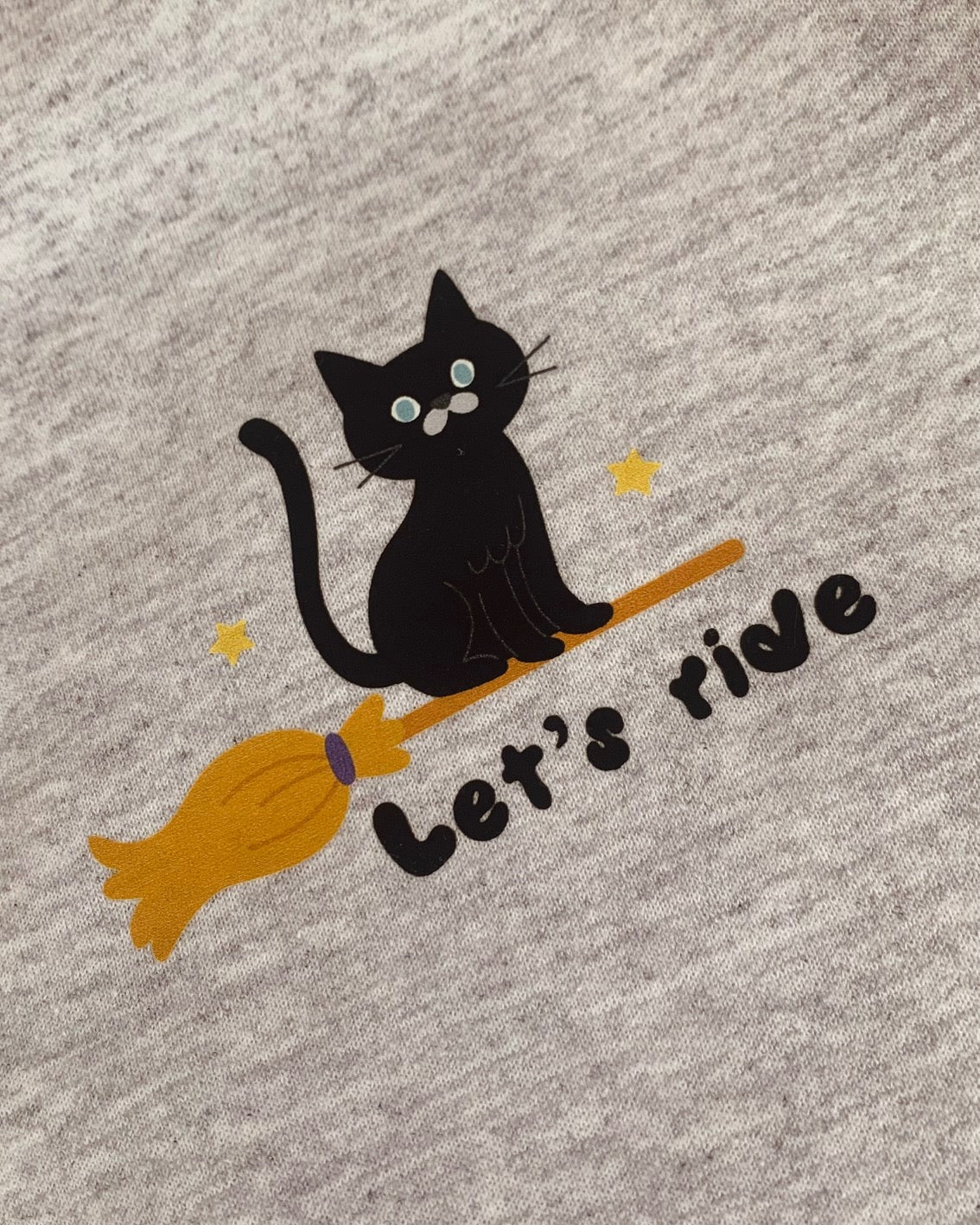 Let's Ride Cat Halloween Crewneck Sweatshirt