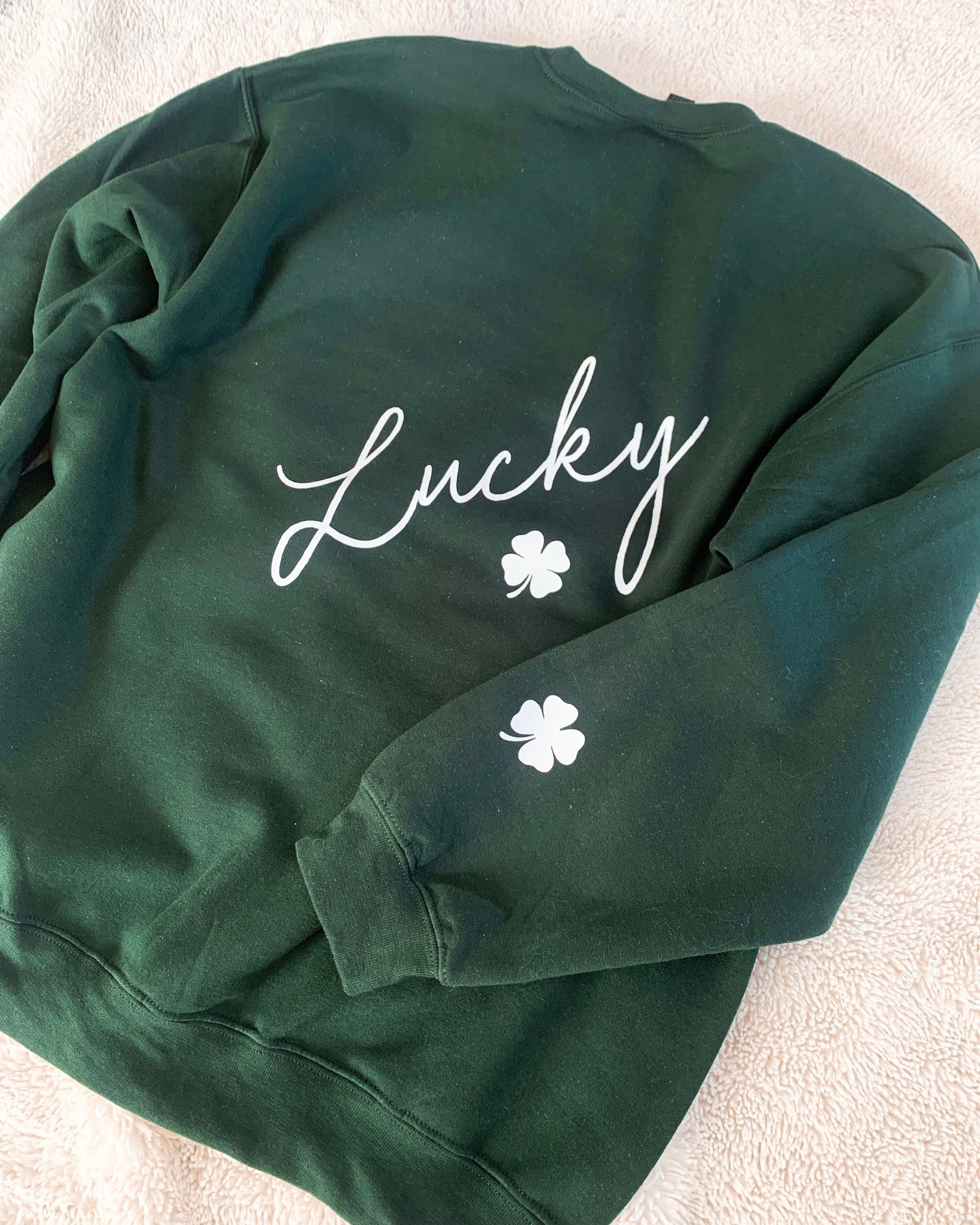 Lucky Shamrock Crewneck Sweatshirt