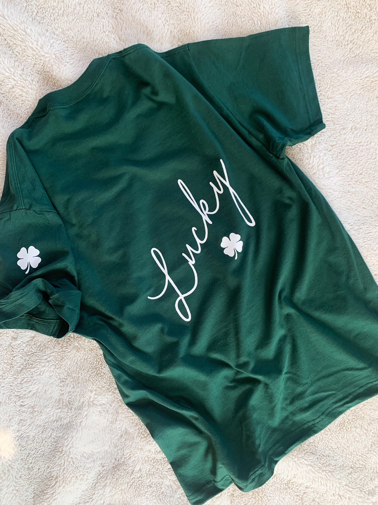 Lucky Shamrock Tee in Green