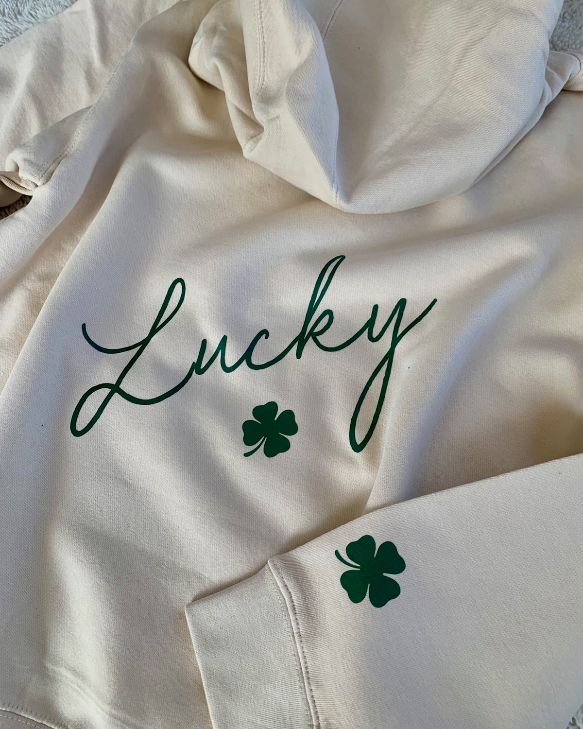 Lucky Shamrock Hooded Sweatshirt