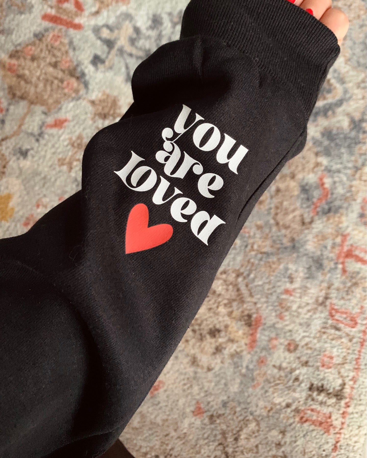 Never Forget How Loved You Are Crewneck
