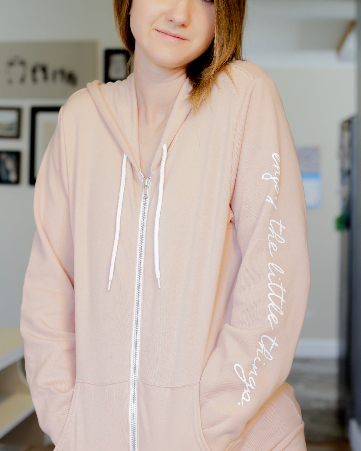 Enjoy The Little Things Zip Hoodie, 22706425069495, 22706425004090, 22706425036858, 22706425069626, 22706425102394